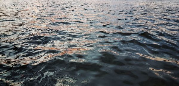 Full frame shot of rippled water