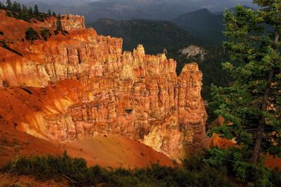 View of rock formations