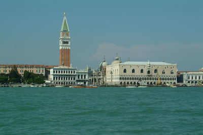 View of buildings at waterfront