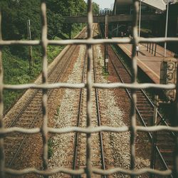 View of chainlink fence