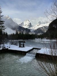 Cold day at schiederweiher 