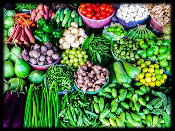 Full frame shot of market stall for sale