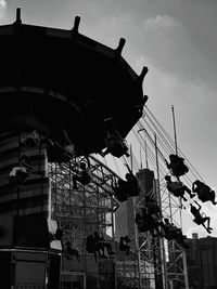 Low angle view of construction site