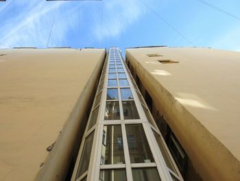 Low angle view of building against sky