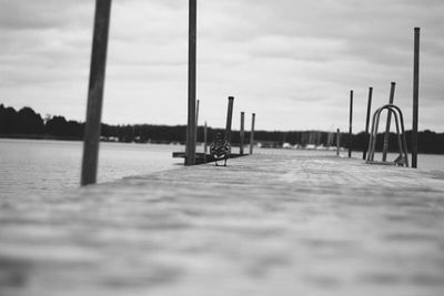 Surface level of empty road