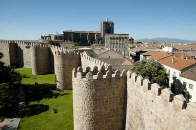 View of historic building against sky