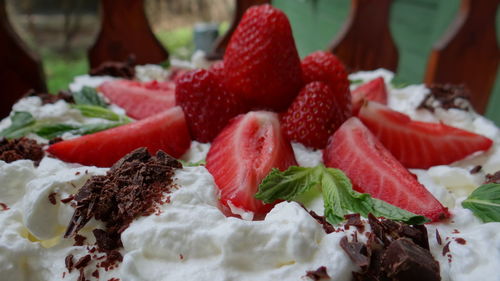 Close-up of strawberries