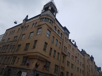 Low angle view of building against sky