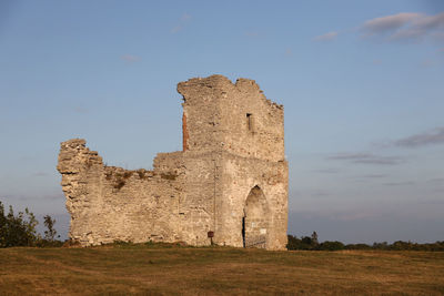 Old ruins against sky