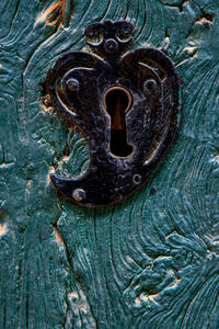 Full frame shot of door knocker