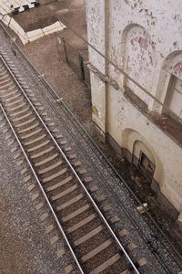Railroad station platform
