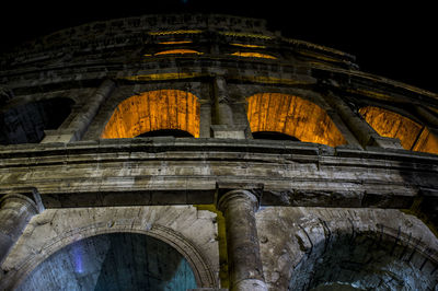 Low angle view of historical building