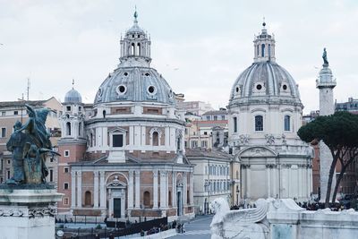 View of cathedral against cloudy sky