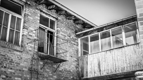 Low angle view of building against sky