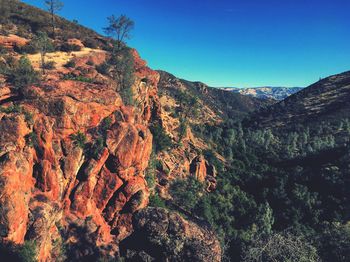 Scenic view of mountain against sky