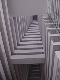 Directly below shot of staircase in building