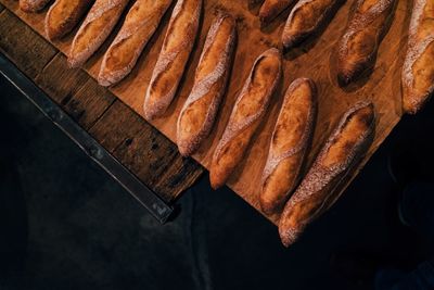 Close-up of baguettes