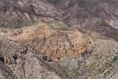 View of rock formations