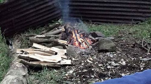 Pile of firewood