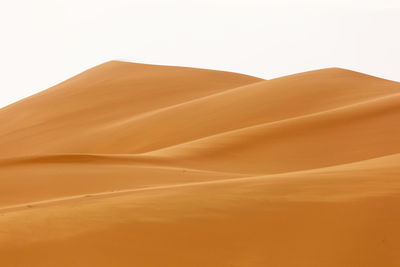 Scenic view of desert against sky