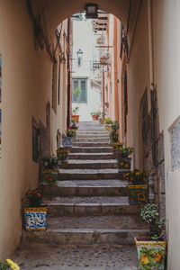 Alleyway steps in cefalu