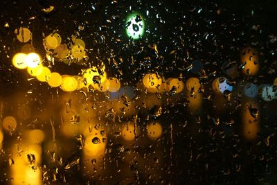 Full frame shot of water drops