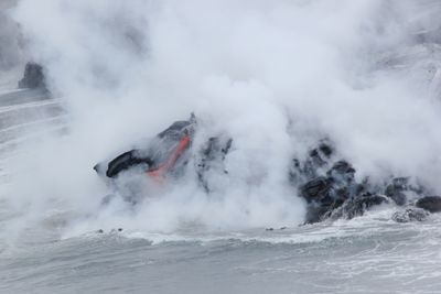 People skiing in winter