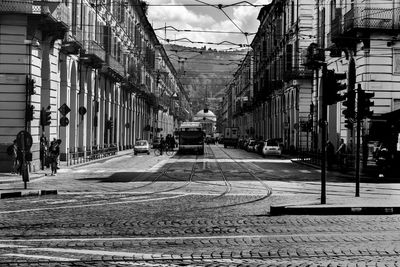 View of city street