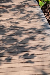 Close-up of boardwalk