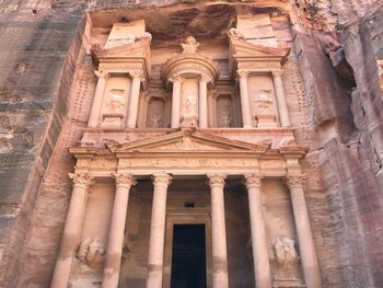Low angle view of historical building