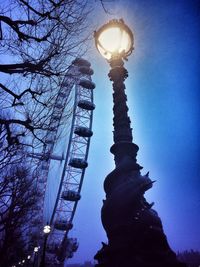 Low angle view of a statue