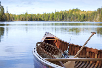 Boat in lake