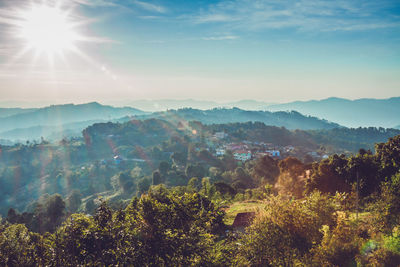 Scenic view of landscape against sky