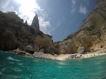 Panoramic view of landscape against sky