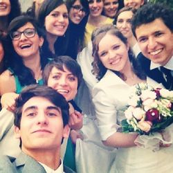 Portrait of a smiling young couple