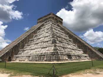 Low angle view of building against sky