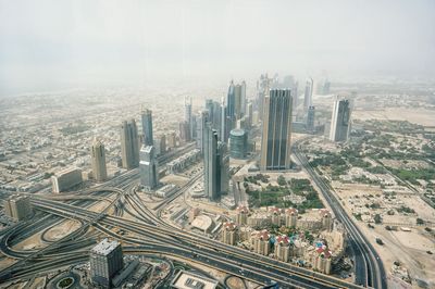 Aerial view of cityscape