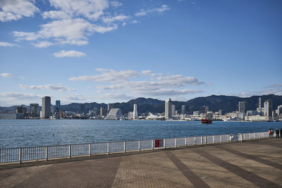 View of city at waterfront