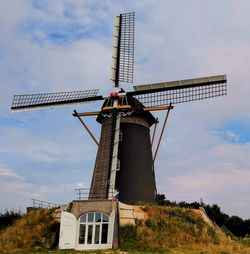 Traditional dutch windmill