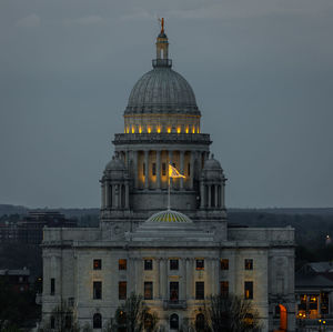 View of building against sky in city