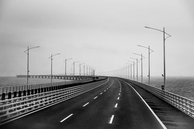 View of highway against sky