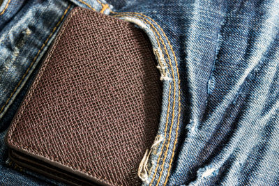 Full frame shot of leather