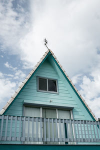 Low angle view of building against sky