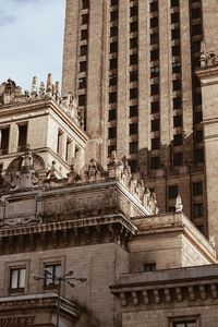 Low angle view of historical building