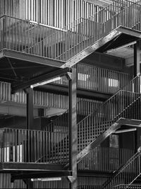 Low angle view of staircase in building