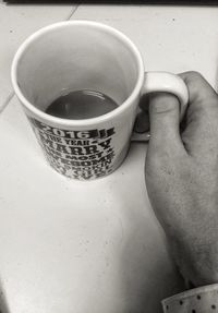 Close-up of coffee cup
