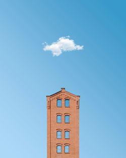 Low angle view of building against sky