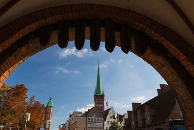 View at lübeck, germany