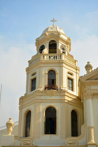 Low angle view of building against sky