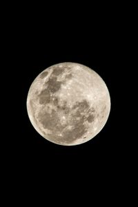 Scenic view of moon against sky at night